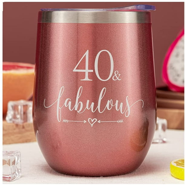 Vacuum Insulated Tumbler with Keychain Glitter 12oz 40 Year Old Party Decorations Is You 40 Wine Cup Gifts Wife Friends Her Funny Gifts for Mom Sisters 40th Birthday Gifts for Women Vacuum Insulated Tumbler with Keychain Glitter 12oz 40 Year Old Party Decorations Is You 40 Wine Cup Gifts Wife Friends Her Funny Gifts for Mom Sisters 40th Birthday Gifts for Women